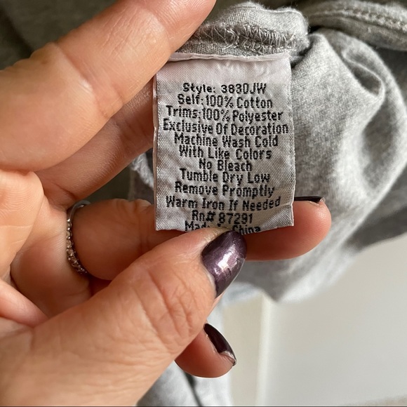 Johnny Was Tuscany 3/4 Sleeve Trapeze Tee - Picture 15 of 16